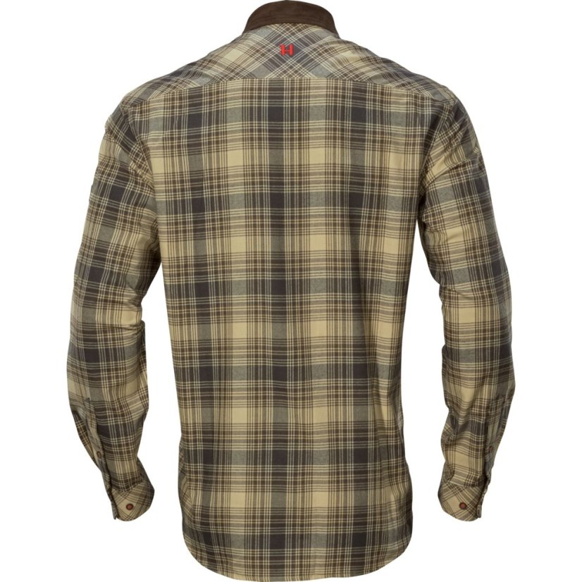 HÄRKILA  - Driven Hunt flannel košile pánská Light teak check