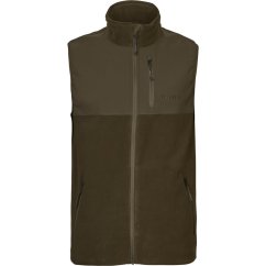 HÄRKILA - Fjell fleece vesta pánská Hunting green-Willow green