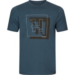 HÄRKILA - H-logo triko pánské Sea blue