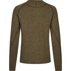 Seeland - Peak funkční triko s dlouhým rukávem pánské Military olive melange