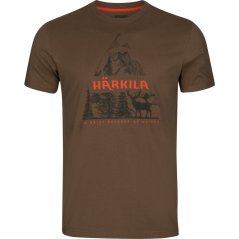 HÄRKILA  - Nature triko s krátkým rukávem pánské Slate black
