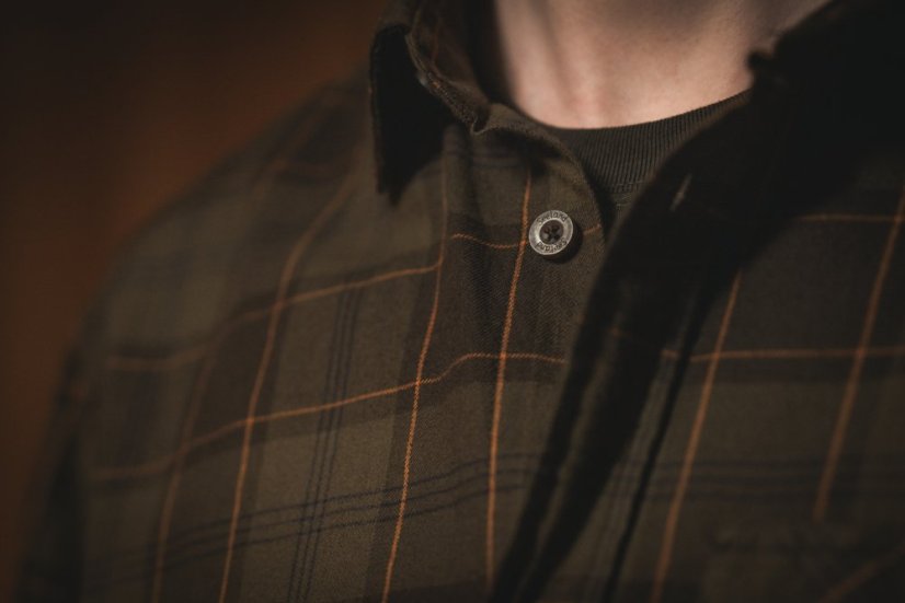 Seeland - Glen flanelová košile pánská Pine green-Dark navy check