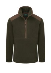ALAN PAINE - Aylsham half zip fleece mikina pánská Green