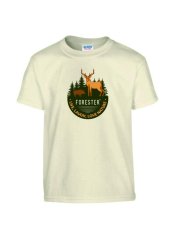 FORESTER - triko Natur logo dětské béžové