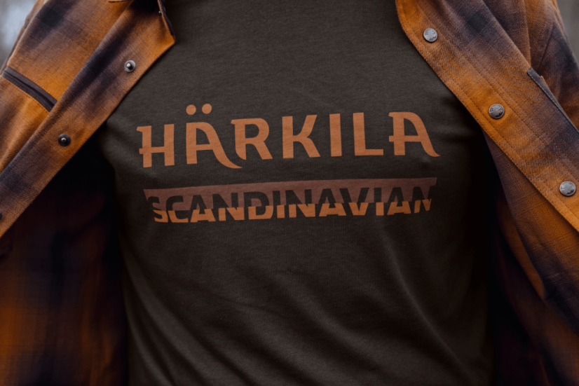 HÄRKILA - Scandinavian triko pánské Shadow brown