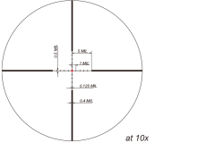 MARCH  puškohled 2,5X-25X42 illuminated MTR-3