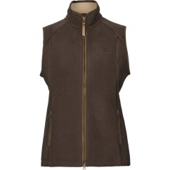 HÄRKILA - Sandhem Sherpa fleece vesta dámská Demitasse brown