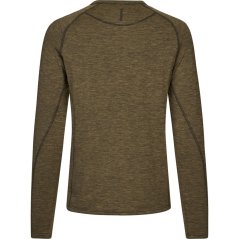 Seeland - Peak funkční triko s dlouhým rukávem pánské Military olive melange