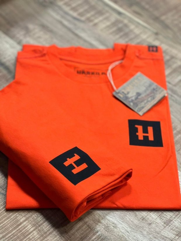 Härkila - Frej triko pánské s krátkým rukávem oranžové