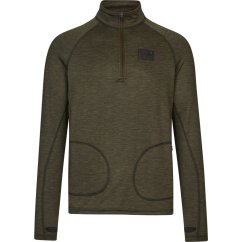 Seeland - Peak half zip funkční triko s dlouhým rukávem pánské Pine green melange