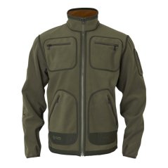 HÄRKILA  - Kamko fleece oboustranná bunda pánská Forest night-Rustique clay