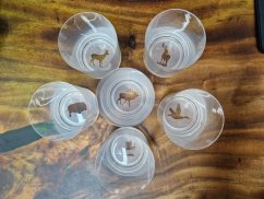 Brusírna Janský - ručně pískované sklenice z českého křišťálu na whisky set