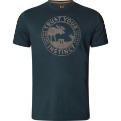 HÄRKILA - Moose triko pánské modré s krátkým rukávem