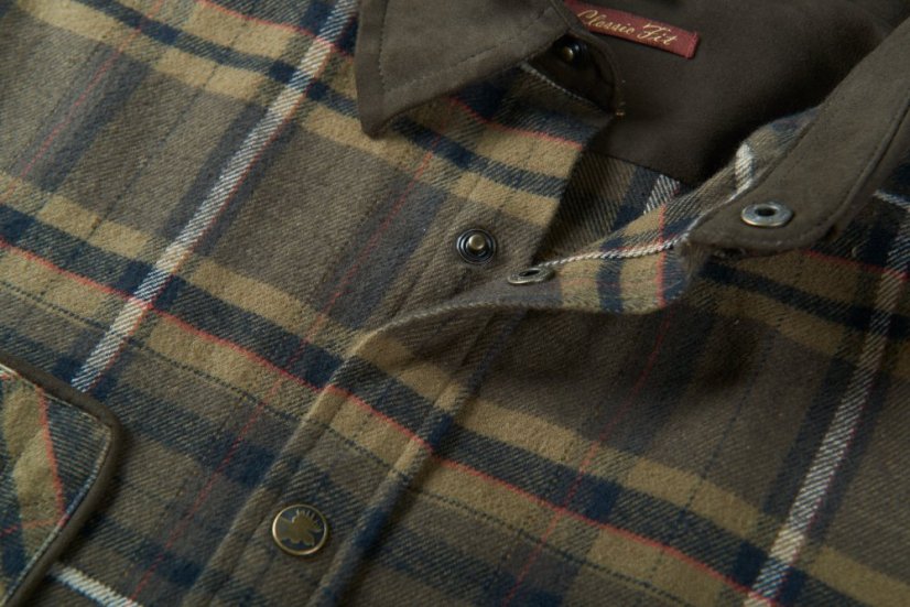 HÄRKILA  - Pajala košile pánská Willow green check