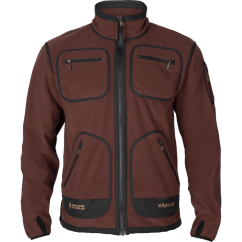 HÄRKILA -  Kamko fleece oboustranná mikina  Green/Bordeaux