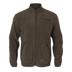 HÄRKILA  - Torsby fleece bunda pánská Dark brown