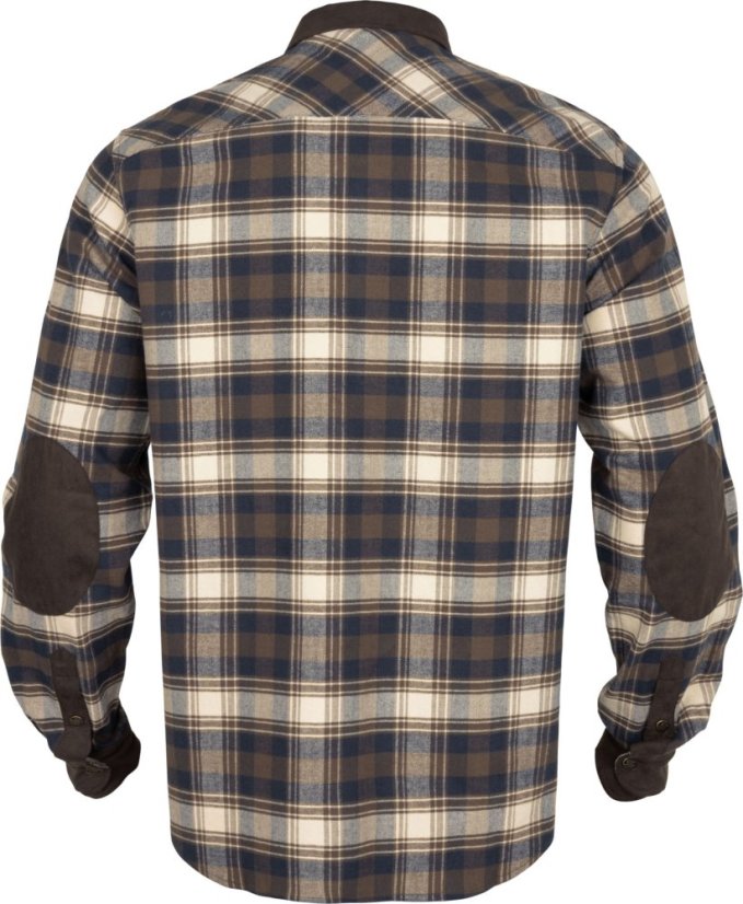 HÄRKILA - Aivak flanelová košile pánská Turkish coffee