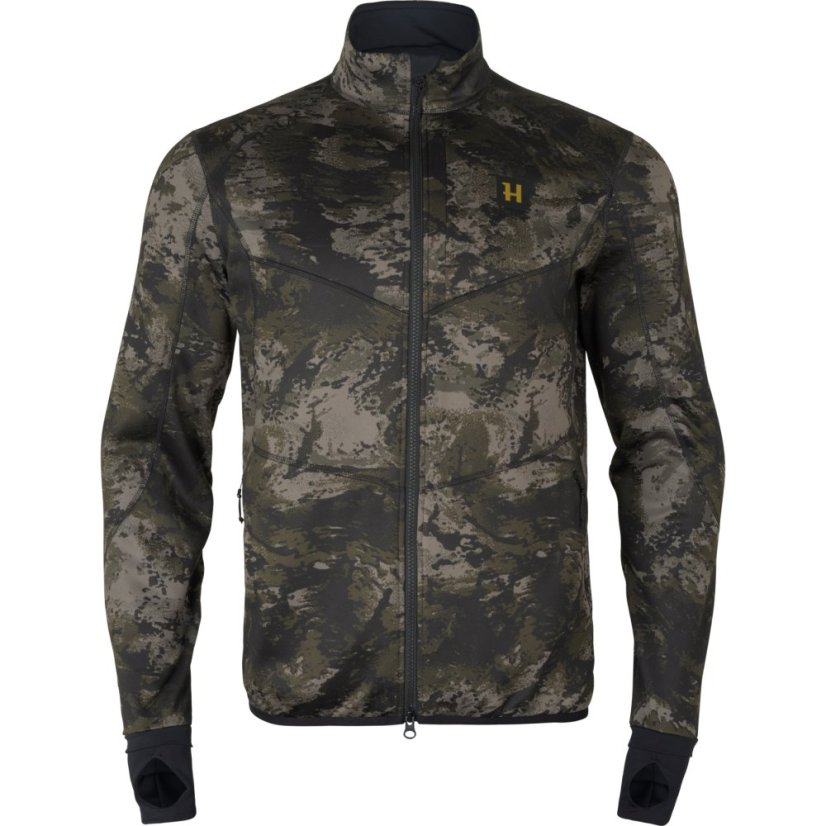 HÄRKILA - Noctyx camo full zip fleece bunda pánská AXIS MSP®Black