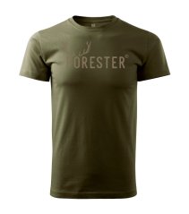 FORESTER - Logo triko pánské zelené
