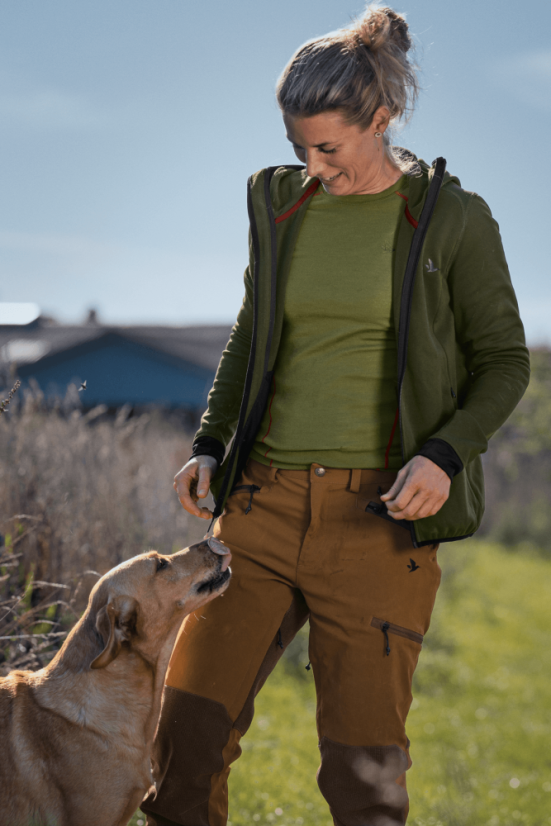 Seeland - Power fleece mikina dámská Pine green