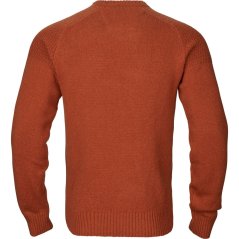 HÄRKILA - Vincent Merino V výstřih svetr pánský Bombay brown