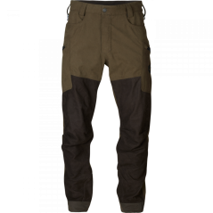 HÄRKILA - Driven Hunt HWS kožené kalhoty pánské Willow green-Shadow brown