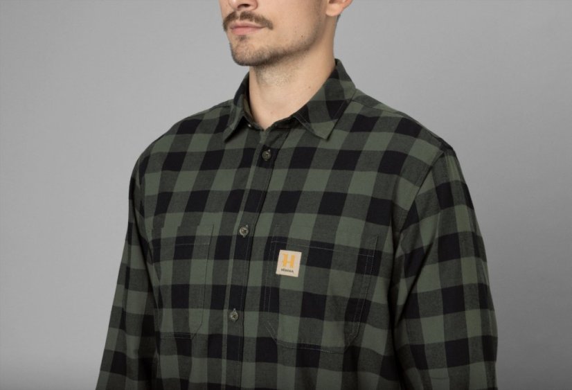 HÄRKILA - Scandinavian košile pánská Green check