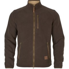 HÄRKILA - Sandhem Sherpa fleece bunda pánská Demitasse brown