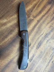 Damaškový nůž zavírací ořech