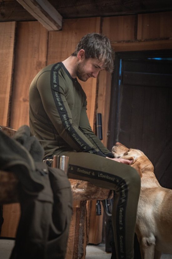 Seeland - Crest Base layer podvlekové prádlo celý set pánský Light pine