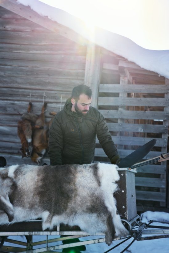 HÄRKILA - Logmar zateplená bunda s kapucí pánská