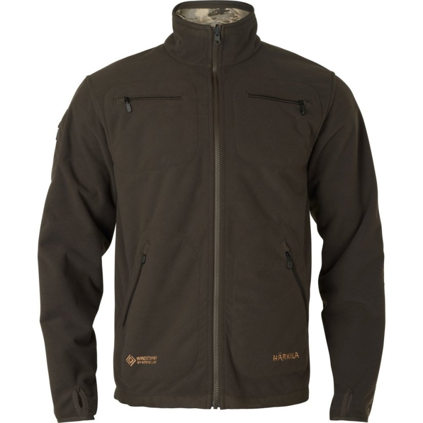 HÄRKILA - Kamko Mountain WSP oboustranná fleece bunda pánská AXIS MSP®Mountain-Shadow brown