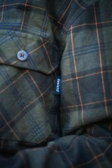 Seeland - Glen flanelová košile dětská Pine green-Dark navy check