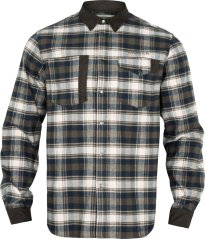 HÄRKILA - Aivak flanelová košile pánská Turkish coffee