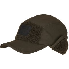 Seeland - Teddy čepice kšiltovka zimní s překlopem Pine green