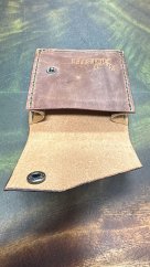 FORESTER - kožená minimalistická sleeve peněženka hnědá