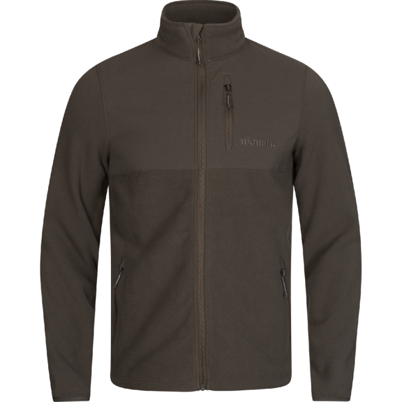 HÄRKILA - Fjell fleece mikina pánská Shadow brown