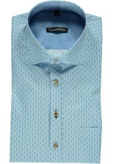 Gipfelstürmer - elegantní košile pánská s dlouhým rukávem modrá 3658