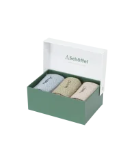 Schöffel - Bamboo ponožky s bambusovou vizkózou 3 páry Port Herringbone mix