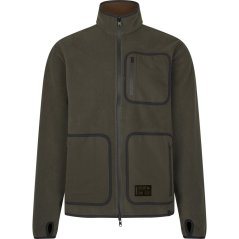 Seeland - Rogue Solid oboustranná fleece mikina pánská Grizzly brown-Demitasse brown