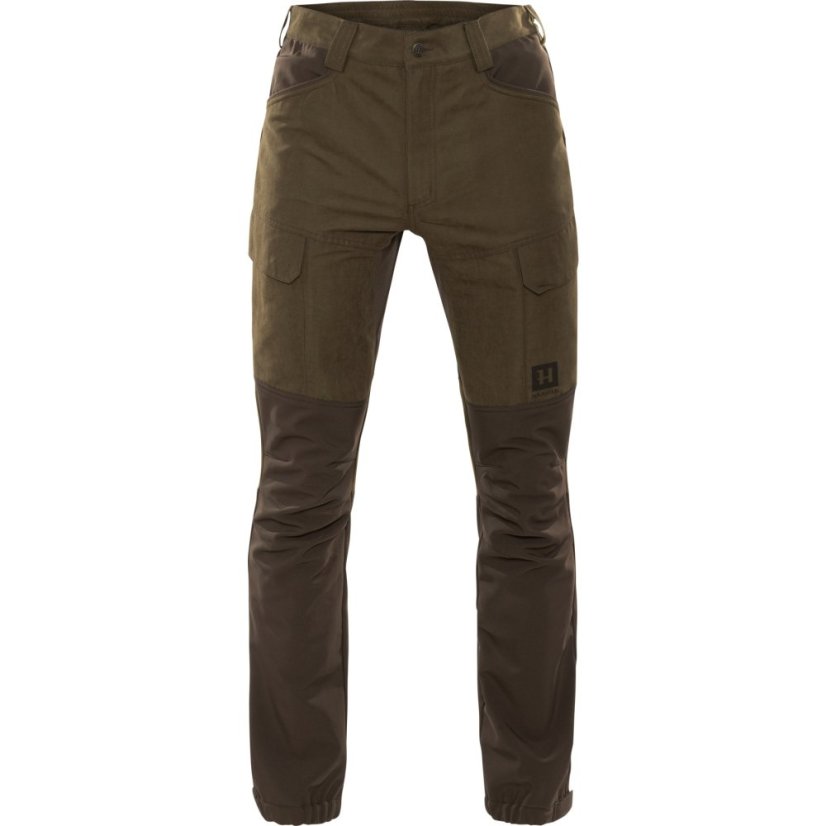 HÄRKILA - Scandinavian kalhoty pánské Willow green-Deep brown