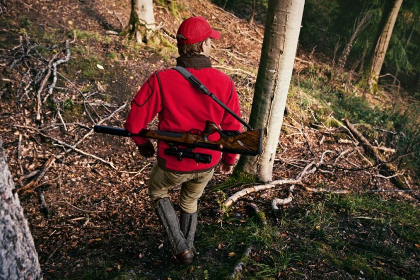 HÄRKILA  - Kamko Regal fleece oboustranná bunda pánská Red-Brown