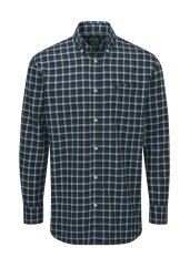 ALAN PAINE - Ilkley flanelová košile pánská Brown-blue