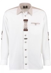 ORBIS - bílá pánská košile Comfort Fit, zkrac. rukáv (1011)