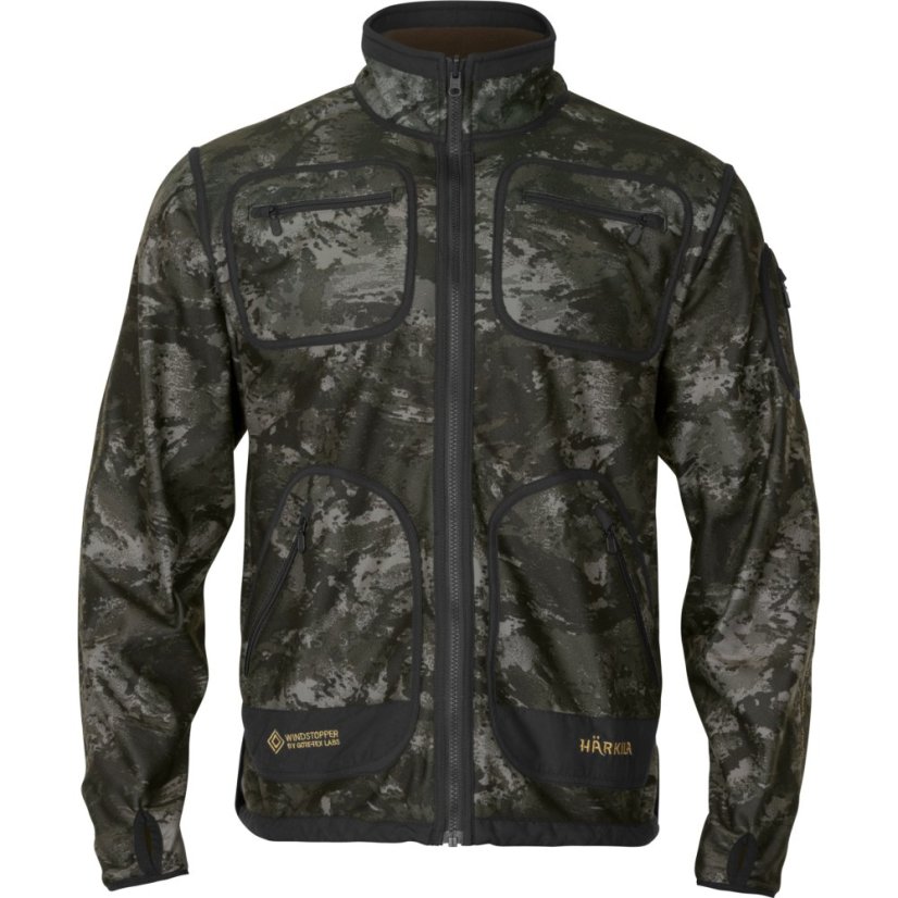 HÄRKILA - Kamko Noctyx WSP oboustranná fleece bunda pánská AXIS MSP®Black-Willow green