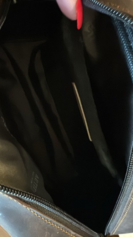 ARTIPEL - BORSA Lady kožená kabelka s lodenem dámská