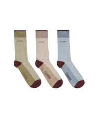 Schöffel - Bamboo ponožky s bambusovou vizkózou 3 páry Port Herringbone mix