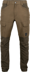 HÄRKILA - Scandinavian kalhoty pánské Dark earth-Slate brown