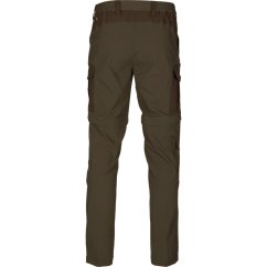 Seeland - Birch Zip-off kalhoty/kraťasy pánské Pine green-Demitasse brown