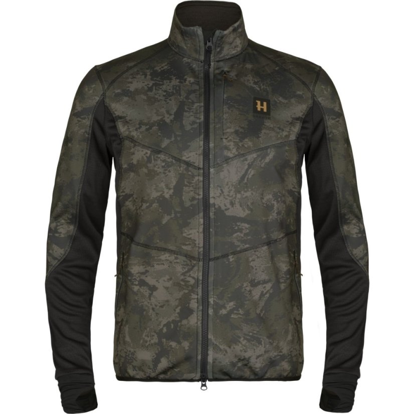 HÄRKILA  - Noctyx camo fleece černá bunda pánská AXIS MSP® Black